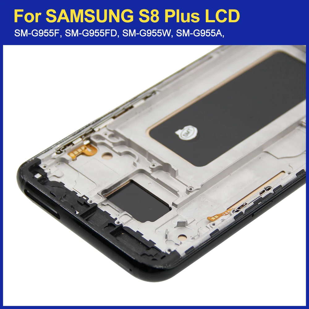 LCD Digitizer Touch Screen Display Frame for Samsung Galaxy S8 Plus G955 G955F