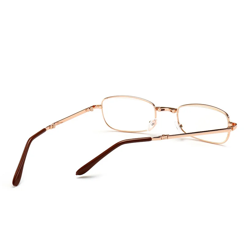 Men Women Foldable Reading Glasses with Box Vintage HD Presbyopia Eyeglasses