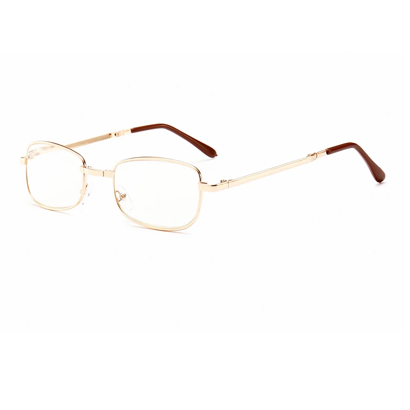 Men Women Foldable Reading Glasses with Box Vintage HD Presbyopia Eyeglasses