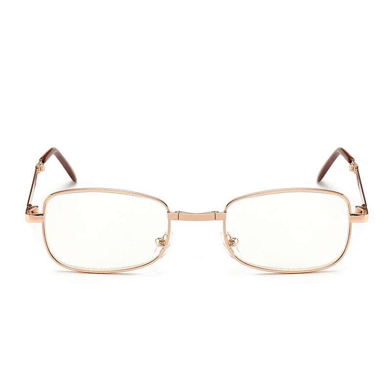 Men Women Foldable Reading Glasses with Box Vintage HD Presbyopia Eyeglasses
