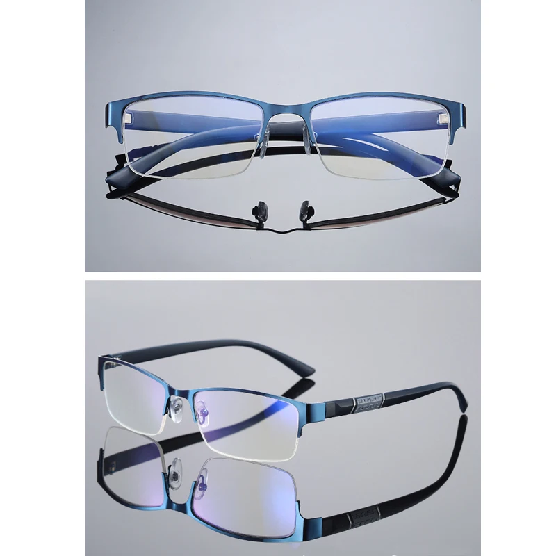 Flexible Mens Business Reading Glasses Classical Retro Myopia Presbyopia Eyewear
