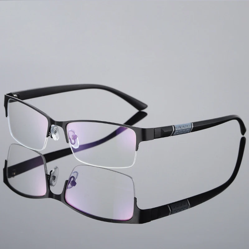 Flexible Mens Business Reading Glasses Classical Retro Myopia Presbyopia Eyewear